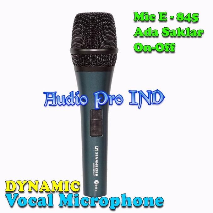 Mic Kabel E 845 Ada Saklar / Mic Kabel Dynamic E 835 Sennheiser E-845
