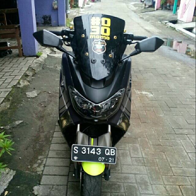 Spion Kawasaki ZX600 Carbon + Bracket Pnp Nmax old lama