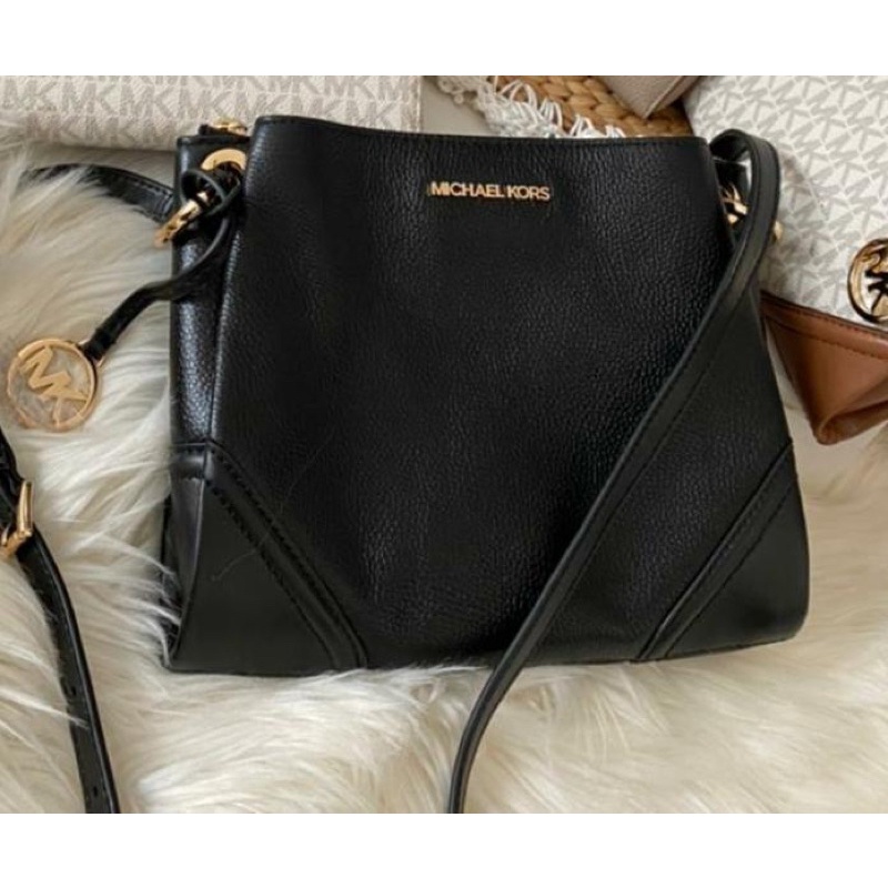 Tas MK original - Michael Kors nicole crossbody in black