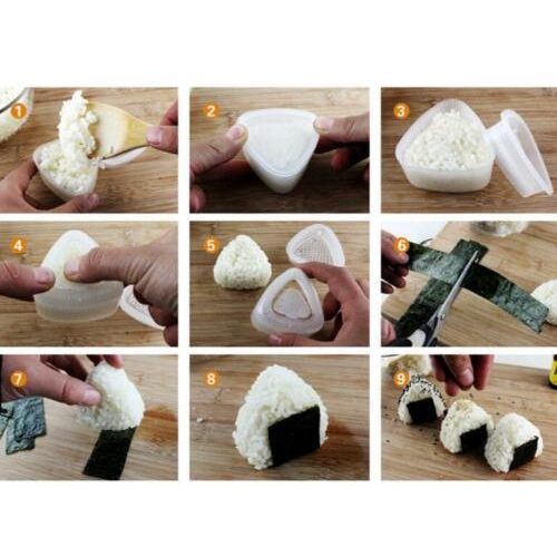 [DEASHOP] 1 PCS ONIGIRI CETAKAN SUSHI / CETAKAN BENTO BENTUK SEGITIGA / CETAKAN NASI SUSHI ONIGIRI SEGITIGA