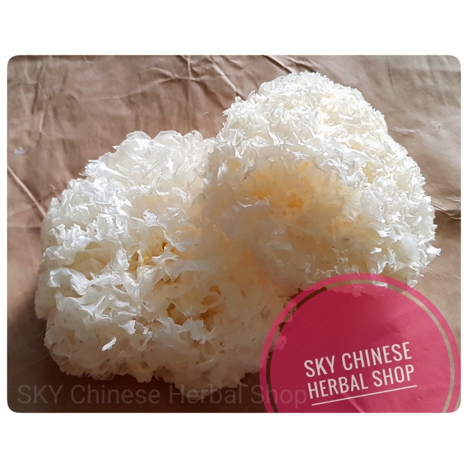 

Jamur Putih Salju Premium / Dried Snow White Fungus / Bai Mu Er