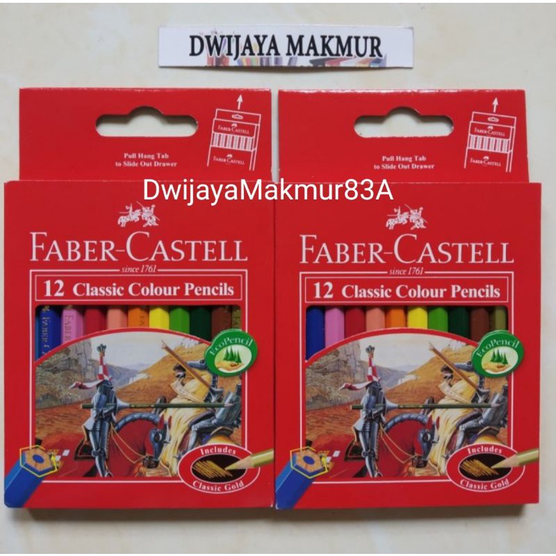 

Faber Castell Pendek 12 Warna / Classic Colour Pencils