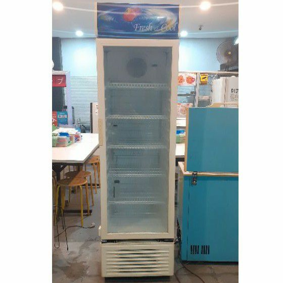 Kulkas Showcase 5 Rak GEA, Kapasitas 350 Liter, 170 Watt, SECOND SIAP PAKAI, Bandung