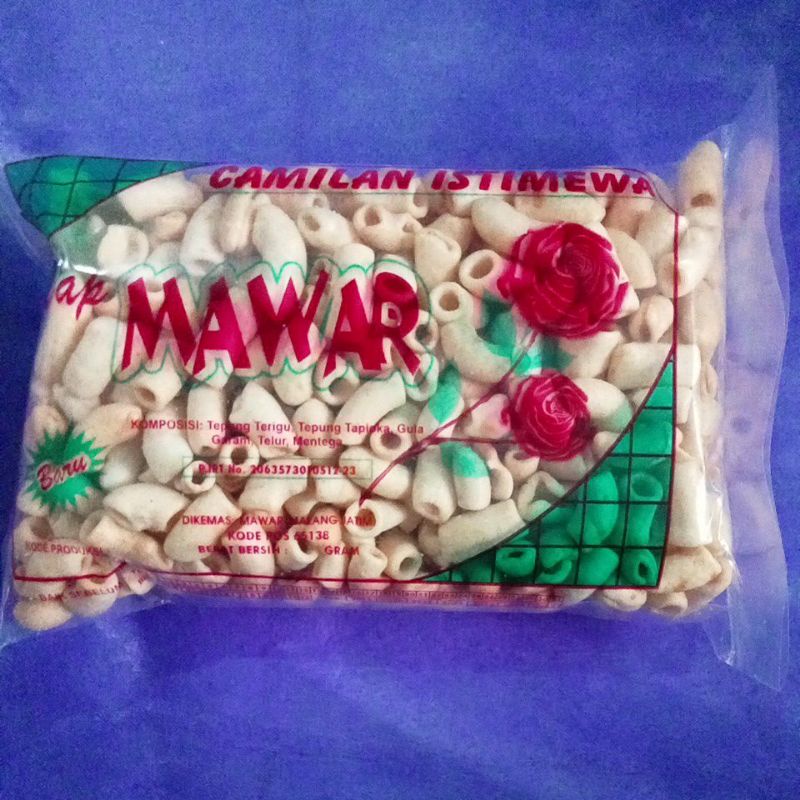 

Makaroni Kecil Mawar Gurih Asin