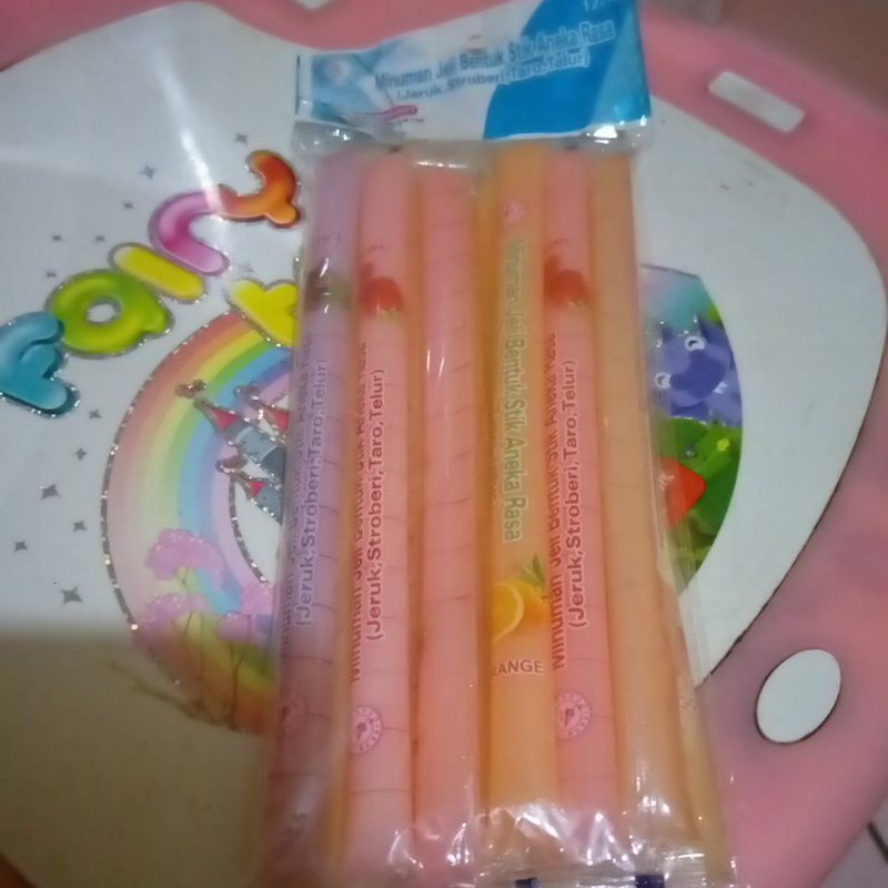 PACK - Minuman Jeli Stik Pak Isi 12 Sticks Aneka Rasa Jeruk Stroberi Taro Telur