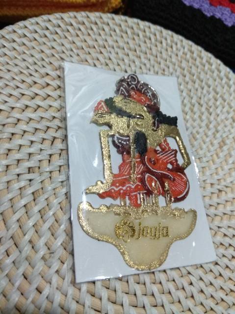 (BISA COD) SOUVENIR GANTUNGAN KUNCI WAYANG KULIT RAMA SHINTA JOGJA 12x5 cm OLEH-OLEH MURAH INDONESIA