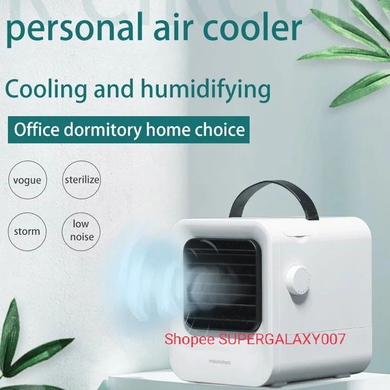 Microhoo Ac Mini Air Cooler Microhoo MHO2C Original Air Conditioning Humidifying 4000mAh