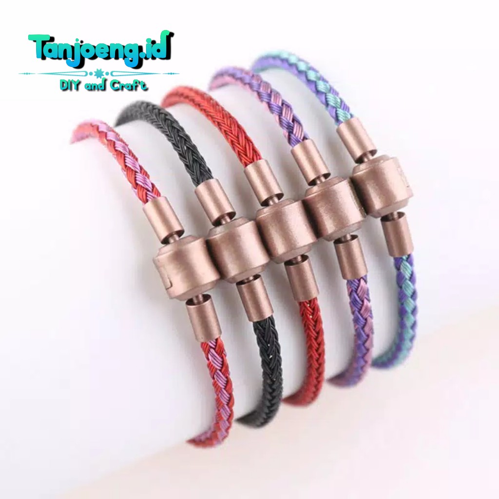 Gelang Tali Kawat Anti Air Waterproof Untuk Liontin Emas