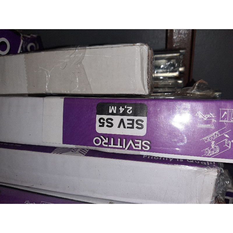 rel sliding j5 panjang 240cm / rel sliding pintu / rel sliding pintu geser