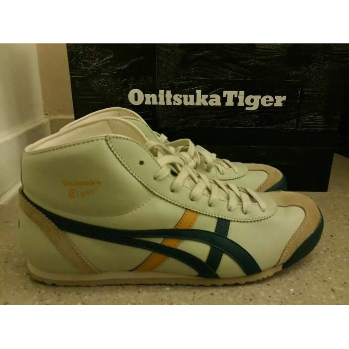 LARIS   Sepatu Boots Boot Onitsuka Tiger Asli Original NWT Putih Creme Hitam  KUALITAS OK