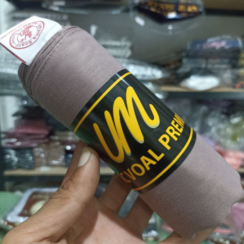 Jilbab UMAMA BASIC VOAL  Original Scarf Jilbab Hijab Kerudung sekolah segiempat seragam kerja polos-Basic Voal Arnots