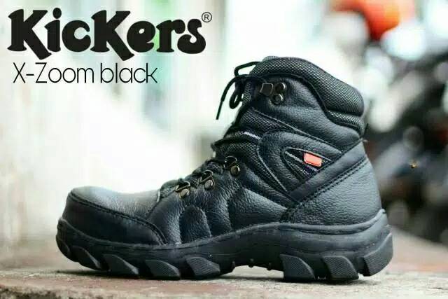 SEPATU SAFETY SEMI BOOTS KICKERS PRIA KULIT BOOT SAVETY BUT SEPTI BUTS SEVTI BOT SEPTY BOTS SEFTY