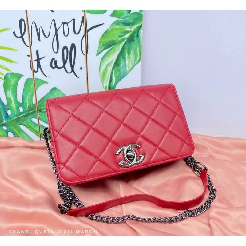 TAS WANITA/TAS CEWEK/TAS MURAH/TAS SELEMPANG WANITA/SLING BAG MEWAH CHANEL REAL PICT BEST SELLER
