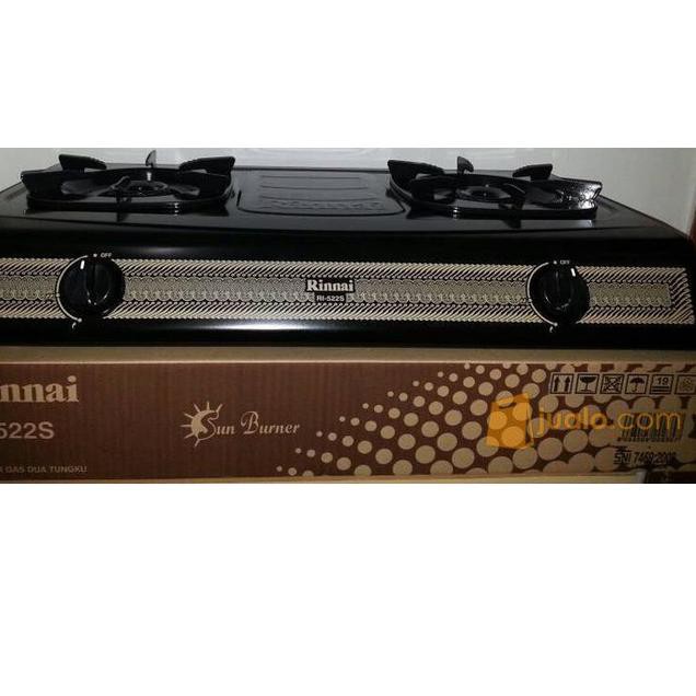 ☺ Kompor Rinnai 2 Tungku RI-522S Batik Stainless Steel ☀