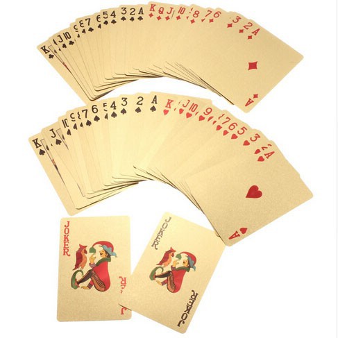 Grab medan Jialong Kartu Remi Poker Gold Foil - T-8888