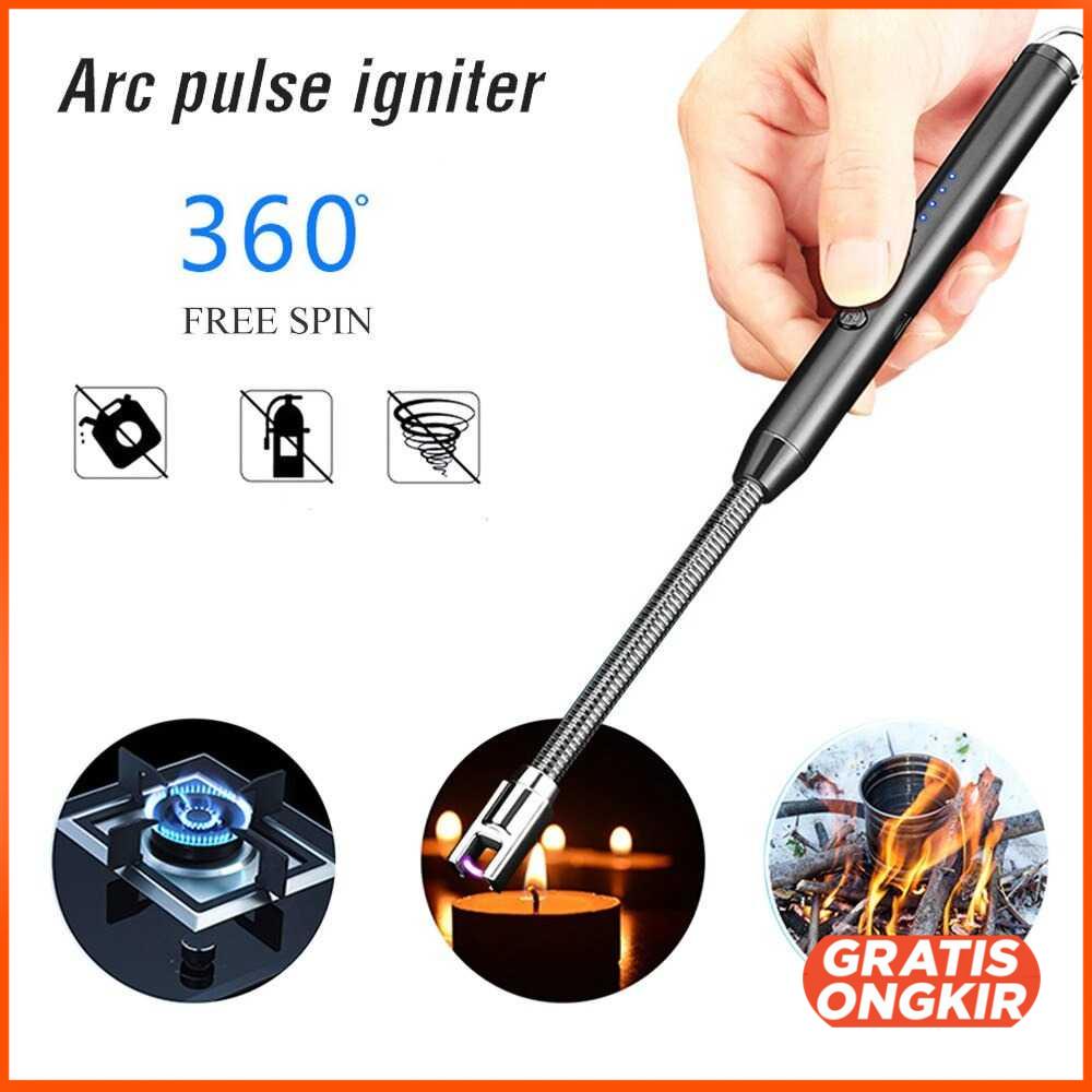 Korek Api Elektrik Arc Cigar Lighter USB Windproof JL867