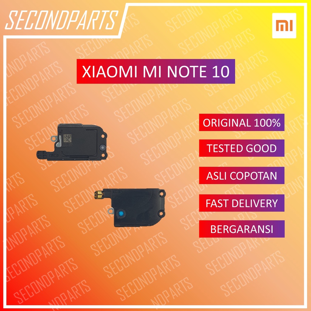 BUZZER SPEAKER MUSIC XIAOMI MI NOTE 10 / MI NOTE 10 PRO ORIGINAL COPOTAN