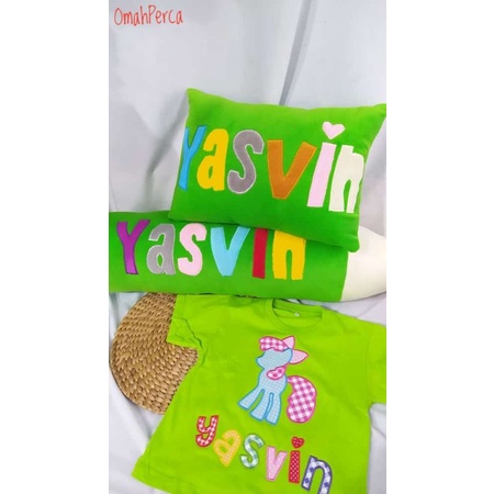 [PREMIUM]1set(Bantal,Bantal Guling&Kaos Anak Dewasa)