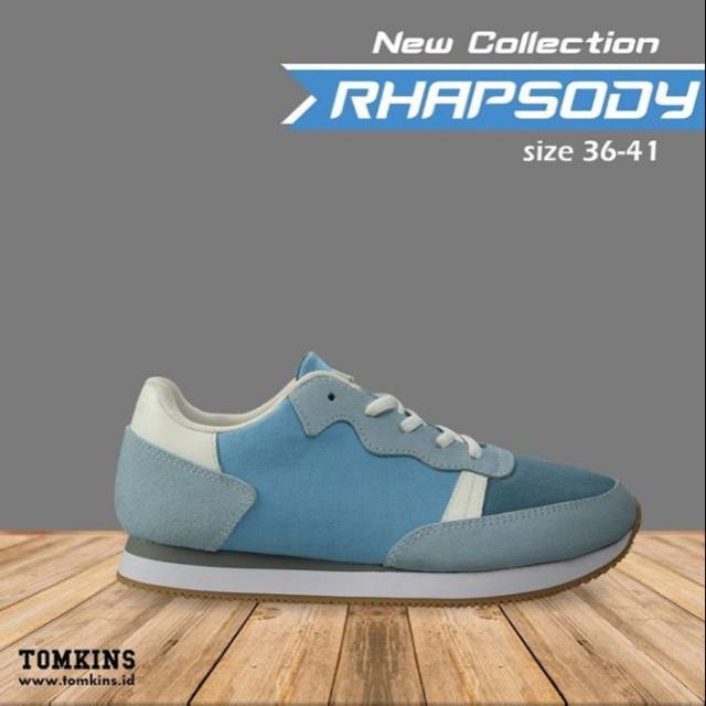 Sepatu tomkins wanita rhapsody biru