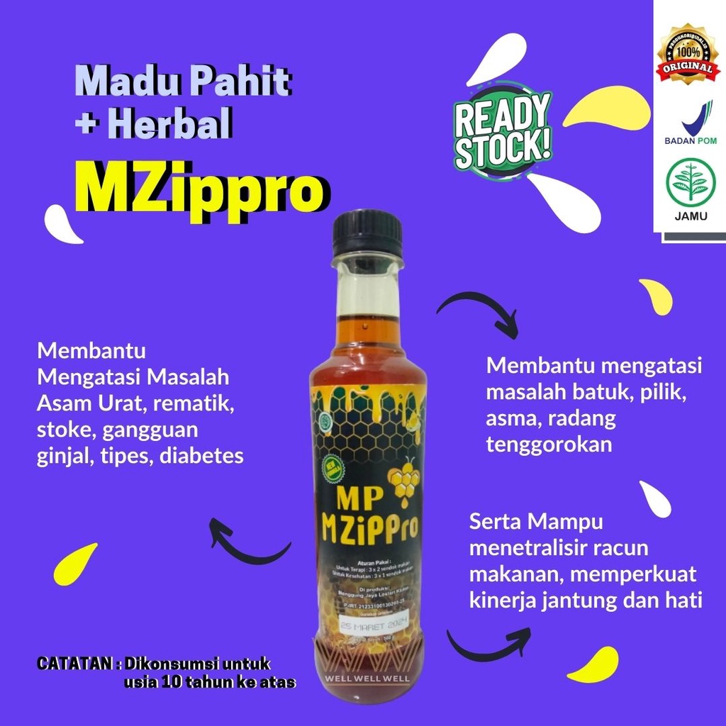 

MZiPPro | Madu Hitam | Asli Alami | BPOM | Halal MUI