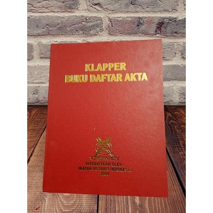 

Klapper Daftar Akta 1 buku untuk 1 abjad GRATIS ONGKIR