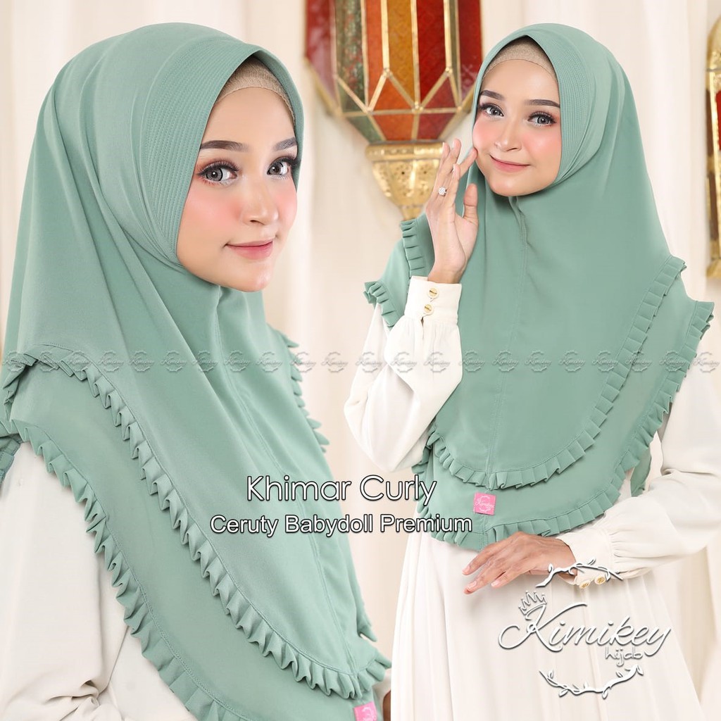 Jilbab INSTAN JUMBO CURLY MATT CERUTY BABYDOLL BY KIMIKEY