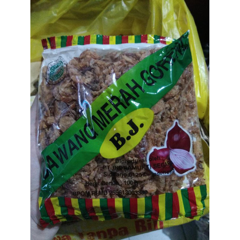 

Bawang Merah Goreng/Bawang Goreng Bj 100 Gr