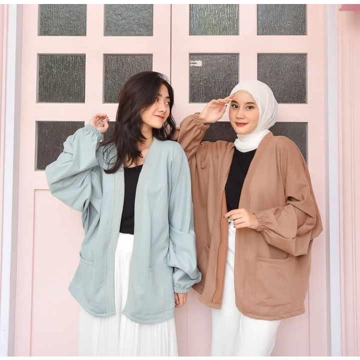 KEIKO OUTER | ATASAN WANITA | OUTER KEKINIAN | OUTER WANITA | ATASAN LENGAN PANJANG CEWE