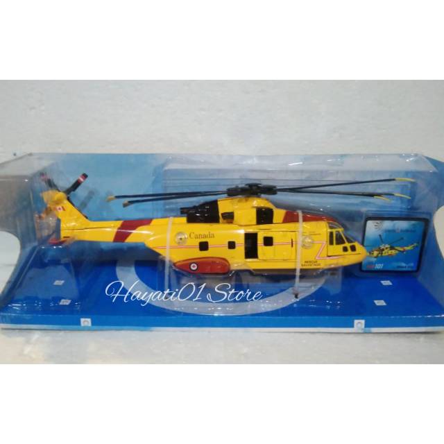 Miniatur Diecast Helikopter AW 101