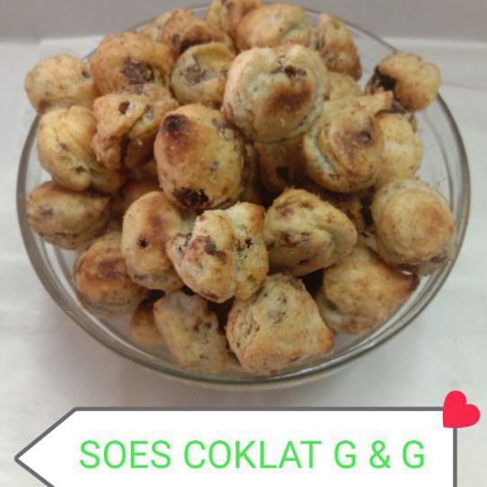 

soes coklat g&g 500gram /soes coklat enak/soes isi coklat
