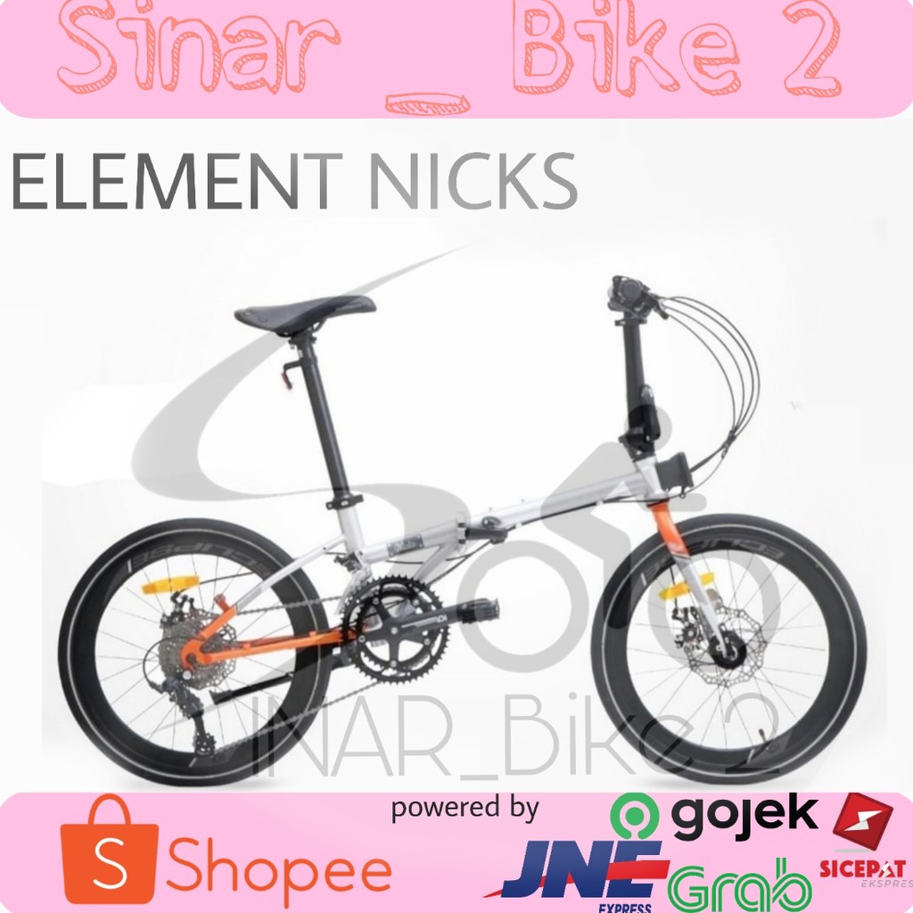 Sepeda Lipat Element Nicks 20Inch New