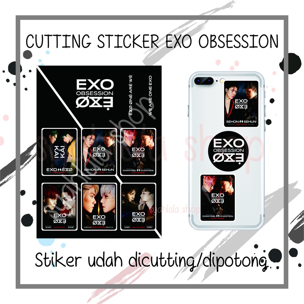 CUTTING STIKER EXO OBSESSION - VERSI OBSESSION