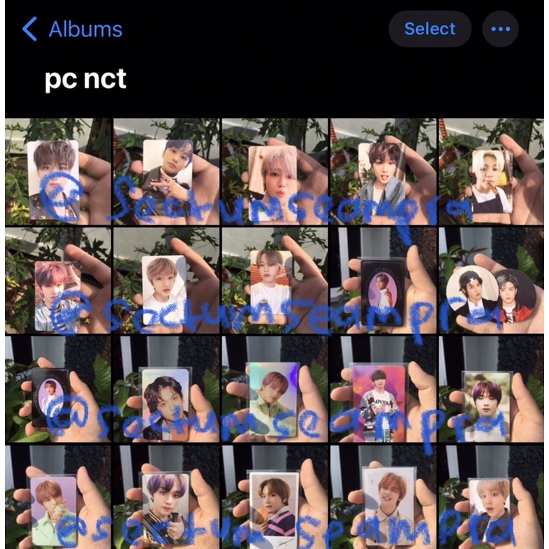 wts photocard official nct ; chenle cafe, jisung cafe, Ar jisung, jeno cafe, jisung ciki boring, mar