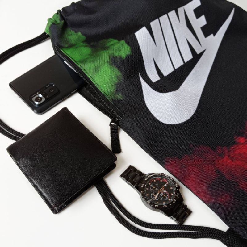 String Bag Nike Tas Sepatu Pria Gymsack Futsal Sepak Bola Drawstring Wanita