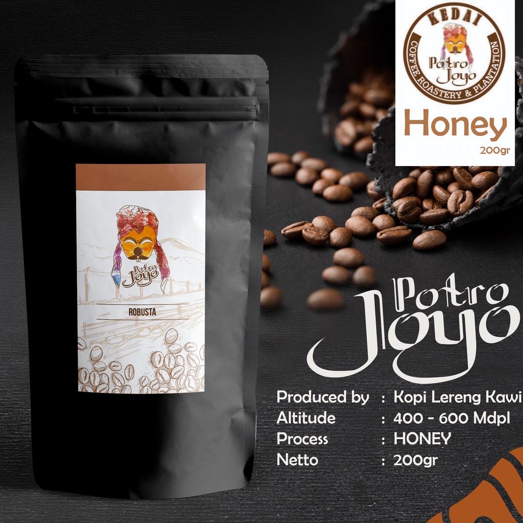 

POTROJOYO Kopi Lereng Kawi Robusta Coffee Premium 100% Murni Original 500 gram