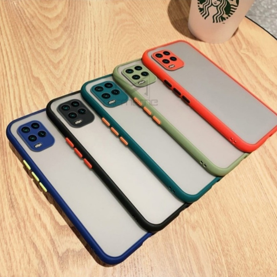 Soft Case Realme 8 / Pro + Realme 8i My Choice Aero Color Button Matte Frame