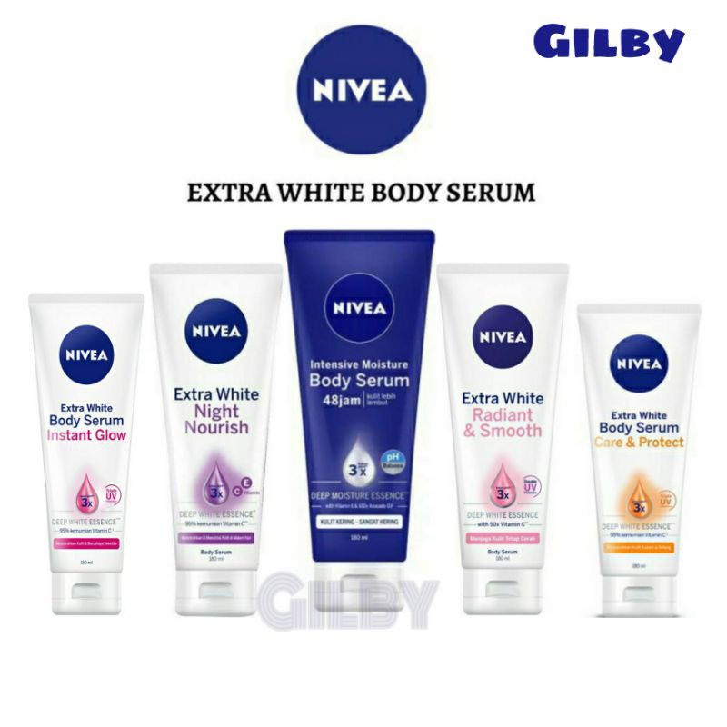 NIVEA Body Serum Extra White -180ml