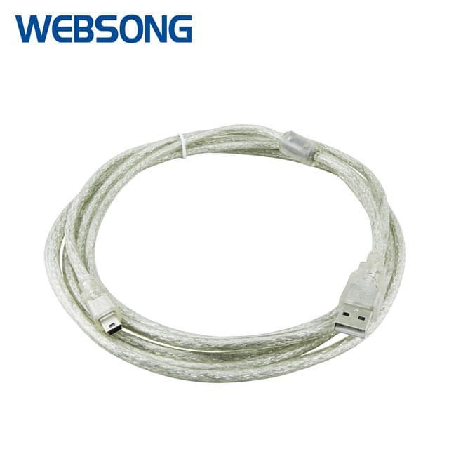 ABW3 | KABEL USB 2.0 MALE TO PRINTER MALE WEBSONG 3 M (TRANSPARANT)