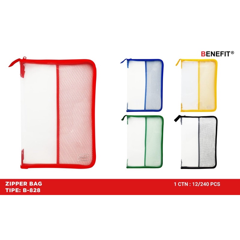 

MAP JALA SLETING / ZIPPER BAG / Map murah ukuran folio F4