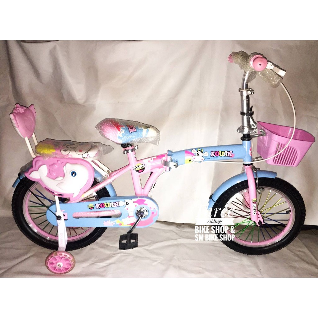 SEPEDA LIPAT ANAK KOUAN 16 inch WARNA PINK