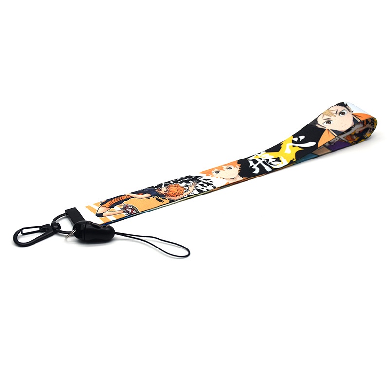 Tali Lanyard Motif Anime Volleyball Junior Untuk Gantungan Kunci / Handphone