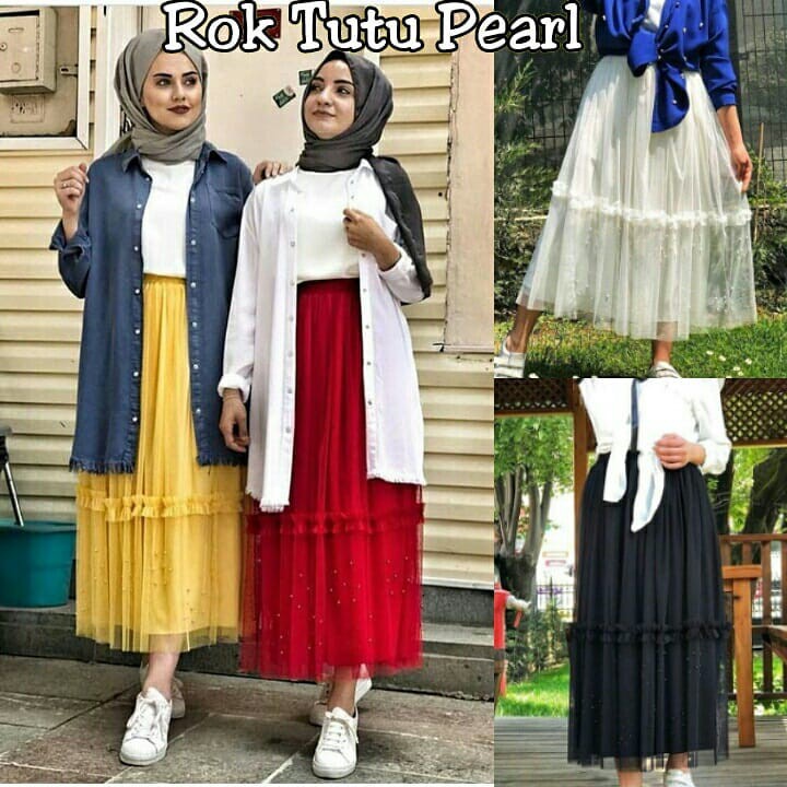 Style Rok  Tutu  Hijab Tutorial Hijab Terbaru