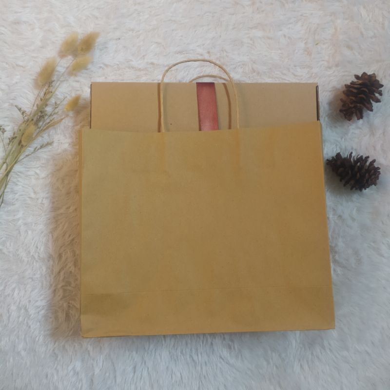 

Paper Bag Polos Coklat Kraft Tas Kado