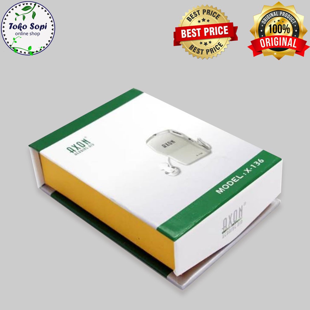 (Original) Alat Bantu Dengar Kabel AXON X136 - Alat Bantu Pendengaran Exp Lama Termurah