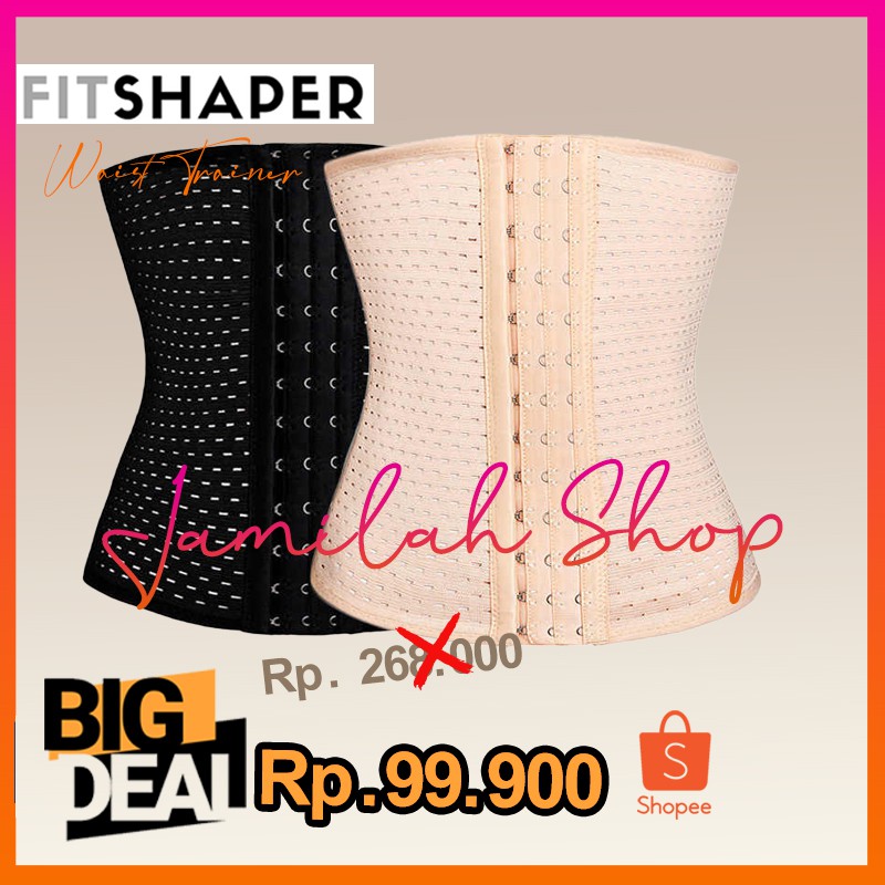 Korset FIT Shaper pelangsing Anti Panas Original Import
