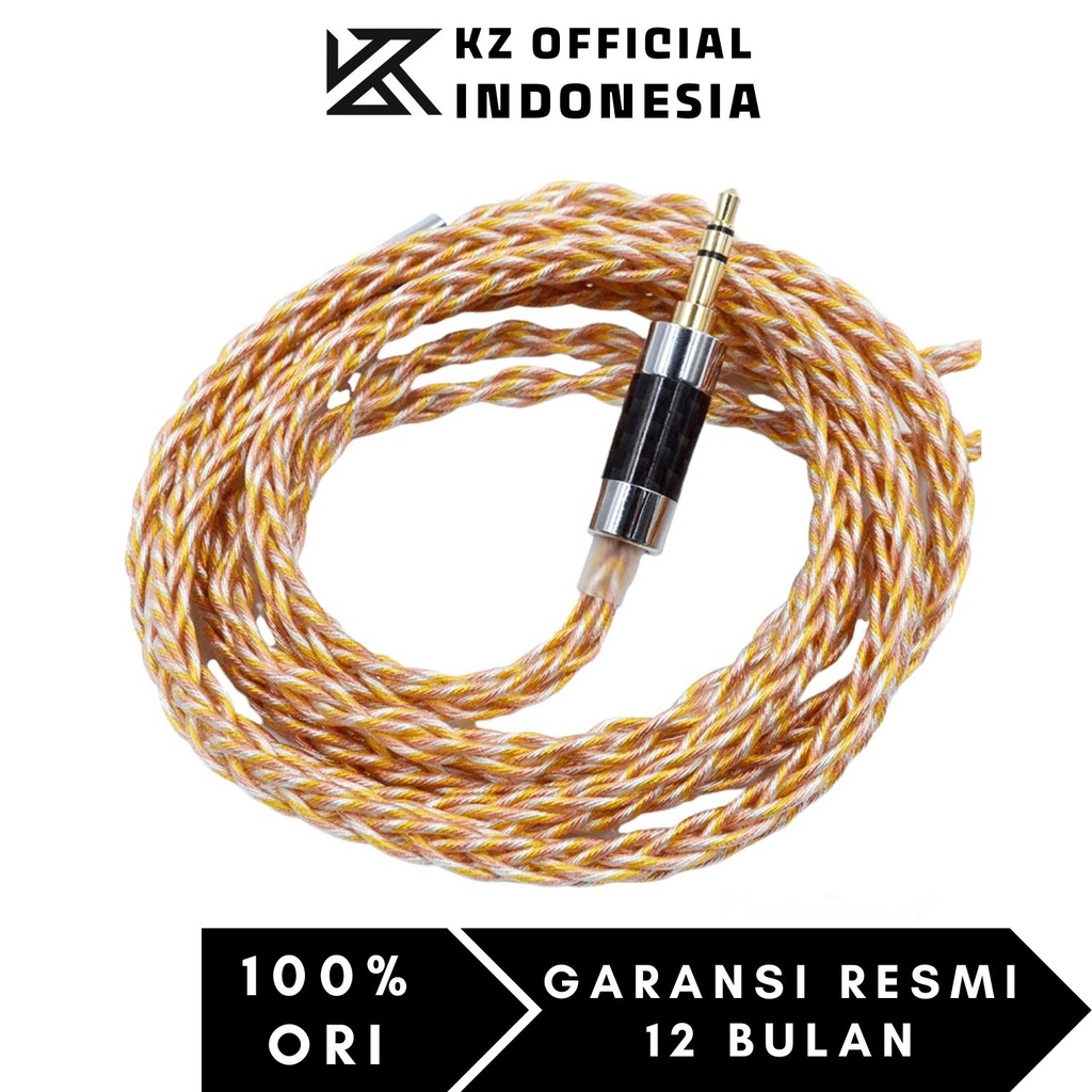 KZ 8 Cores Gold Silver and Copper Mixed 784 Core Upgrade Cable 90-7 Upgrade Kabel Kabel KZ ZSN Pro X  ZS10 Pro ZSX ZAX DQ6 EDX Pro ZEX Pro EDS ZAS ASX AS16 AS12