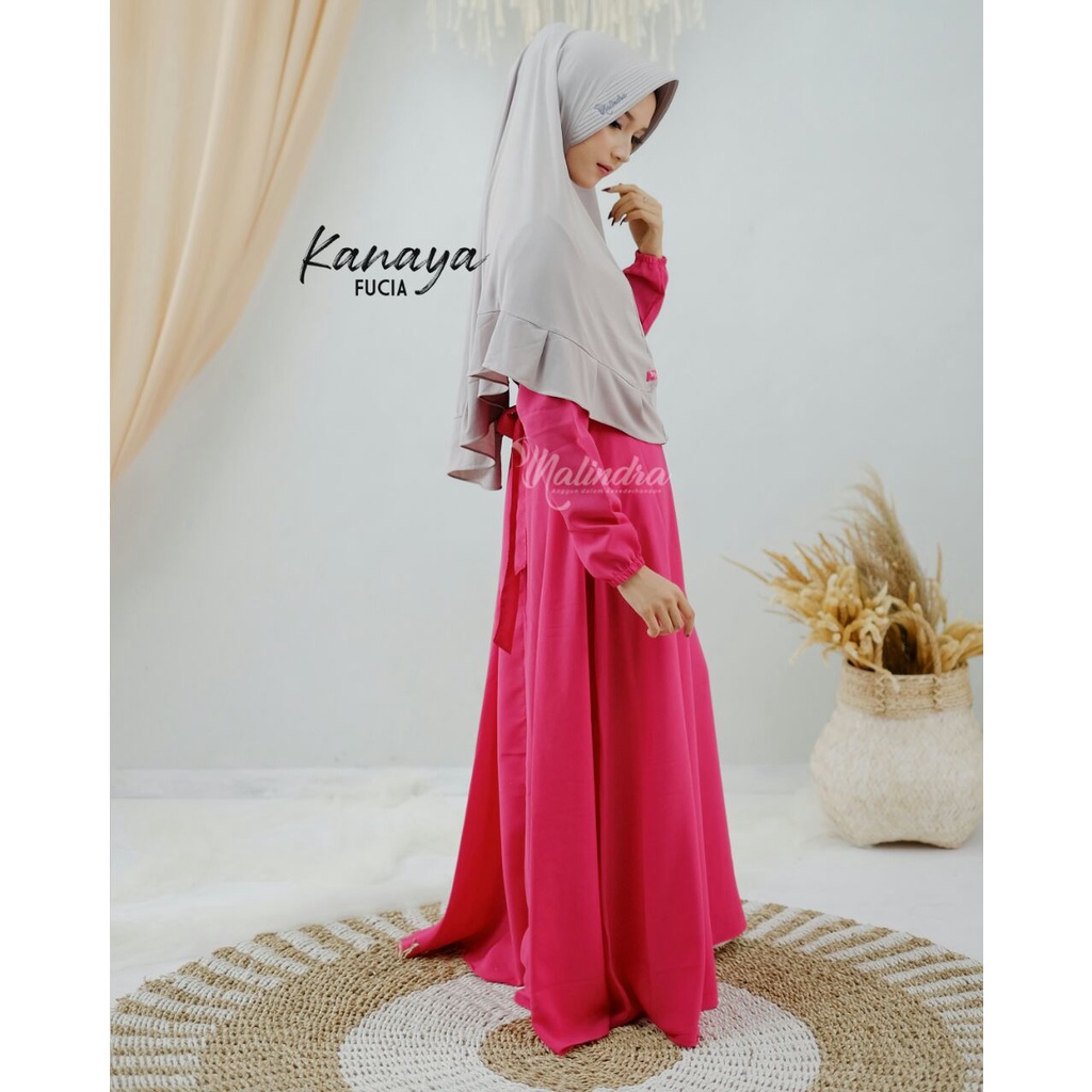 Gamis Polos Premium Jumbo Murah Terbaru 2022 Kanaya Nalindra