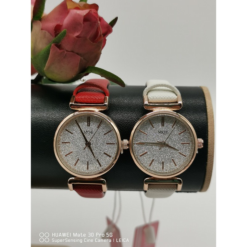 MQE Jam Tangan Wanita Fashion Leather Strap- SB W002