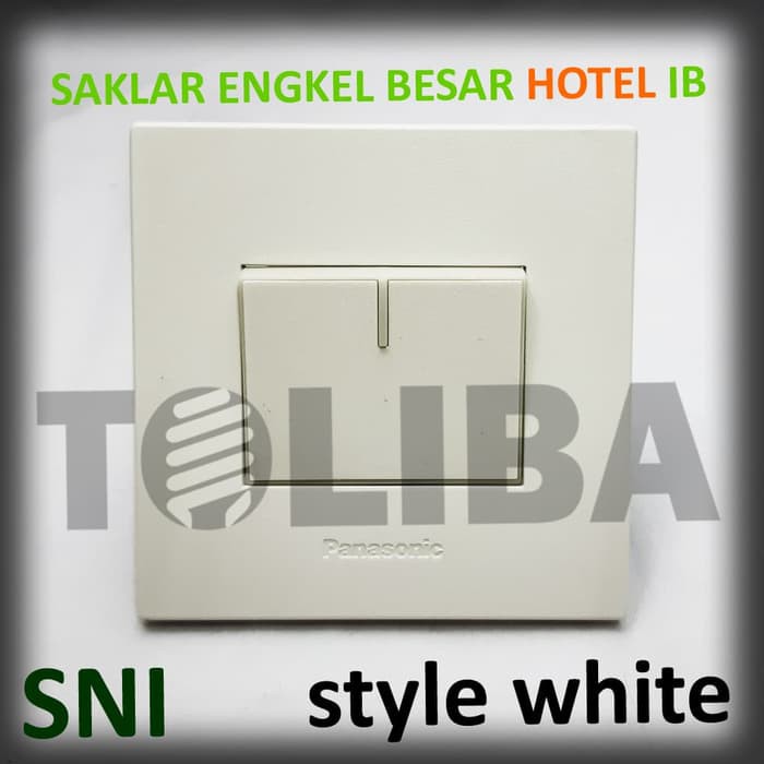 saklar engkel besar hotel inbow panasonic saklar minimalis tangga ib style white sni