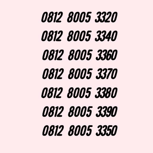 Kartu perdana cantik simpati seri bos